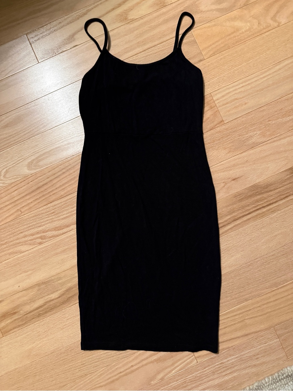 Soprano Classic Black Spaghetti Strap Dress